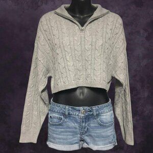 Garage Slouchy Grey Sweater